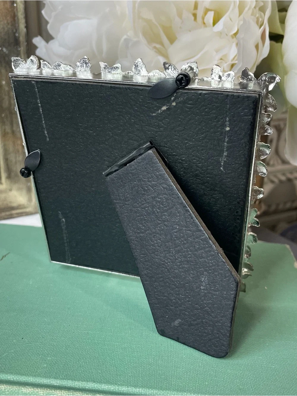 Decorative Floral Pearl Picture Frame